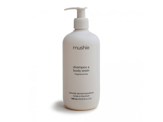 MUSHIE® BABY SHAMPOO E BAGNOSCHIUMA SENZA PROFUMO (COSMOS) - 400 ML