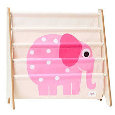 Libreria Frontale Montessoriana per Bambini - Elefante Rosa