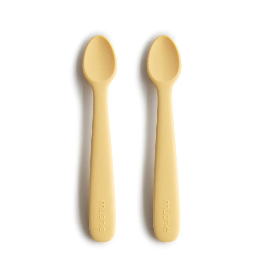 2 Cucchiaini Mushie Baby Spoon, Daffodil